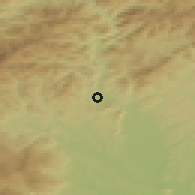 Shaded relief of the 51 km around Gratwein, drawn from the GMTED2010 grid