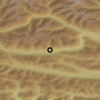 Shaded relief of the 51 km around Greifenburg, drawn from the GMTED2010 grid