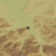 Shaded relief of the 50 km around Grödig, drawn from the GMTED2010 grid