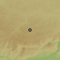 Shaded relief of the 50 km around Großdietmanns, drawn from the GMTED2010 grid