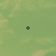 Shaded relief of the 50 km around Groß-Enzersdorf, drawn from the GMTED2010 grid