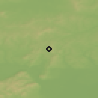 Shaded relief of the 50 km around Großrußbach, drawn from the GMTED2010 grid