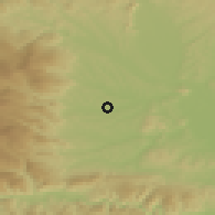 Shaded relief of the 51 km around Groß Sankt Florian, drawn from the GMTED2010 grid