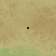 Shaded relief of the 50 km around Grünbach, drawn from the GMTED2010 grid