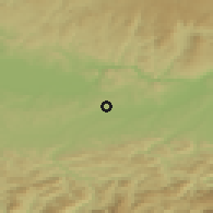 Shaded relief of the 50 km around Amstetten, drawn from the GMTED2010 grid