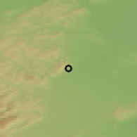 Shaded relief of the 50 km around Gumpoldskirchen, drawn from the GMTED2010 grid