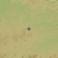 Shaded relief of the 50 km around Haag am Hausruck, drawn from the GMTED2010 grid