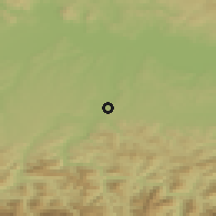 Shaded relief of the 50 km around Haidershofen, drawn from the GMTED2010 grid