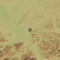 Shaded relief of the 50 km around Hallwang, drawn from the GMTED2010 grid