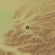 Shaded relief of the 51 km around Andelsbuch, drawn from the GMTED2010 grid