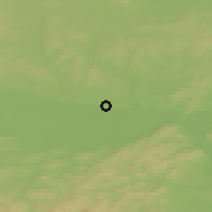 Shaded relief of the 50 km around Hausleiten, drawn from the GMTED2010 grid