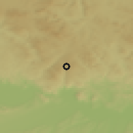 Shaded relief of the 50 km around Hellmonsödt, drawn from the GMTED2010 grid