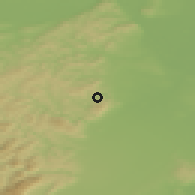 Shaded relief of the 50 km around Hinterbrühl, drawn from the GMTED2010 grid