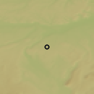 Shaded relief of the 50 km around Hochburg-Ach, drawn from the GMTED2010 grid