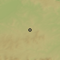 Shaded relief of the 50 km around Hohenzell, drawn from the GMTED2010 grid