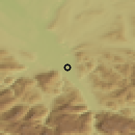 Shaded relief of the 50 km around Anif, drawn from the GMTED2010 grid