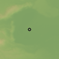 Shaded relief of the 50 km around Illmitz, drawn from the GMTED2010 grid
