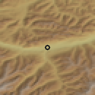 Shaded relief of the 51 km around Innsbruck, drawn from the GMTED2010 grid