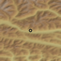 Shaded relief of the 51 km around Irschen, drawn from the GMTED2010 grid