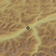 Shaded relief of the 51 km around Jenbach, drawn from the GMTED2010 grid