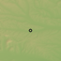 Shaded relief of the 51 km around Jennersdorf, drawn from the GMTED2010 grid