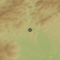 Shaded relief of the 51 km around Judendorf-Straßengel, drawn from the GMTED2010 grid
