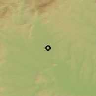 Shaded relief of the 51 km around Kalsdorf bei Graz, drawn from the GMTED2010 grid