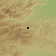 Shaded relief of the 51 km around Kirchberg am Wechsel, drawn from the GMTED2010 grid