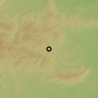 Shaded relief of the 51 km around Kirchschlag in der Buckligen Welt, drawn from the GMTED2010 grid