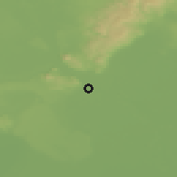 Shaded relief of the 50 km around Kittsee, drawn from the GMTED2010 grid