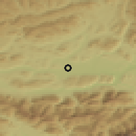 Shaded relief of the 51 km around Klagenfurt, drawn from the GMTED2010 grid