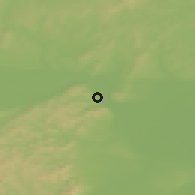 Shaded relief of the 50 km around Klosterneuburg, drawn from the GMTED2010 grid