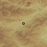 Shaded relief of the 51 km around Knittelfeld, drawn from the GMTED2010 grid