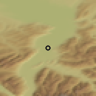 Shaded relief of the 51 km around Koblach, drawn from the GMTED2010 grid
