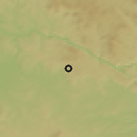 Shaded relief of the 50 km around Kopfing im Innkreis, drawn from the GMTED2010 grid