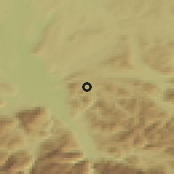 Shaded relief of the 50 km around Koppl, drawn from the GMTED2010 grid