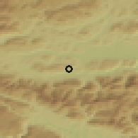 Shaded relief of the 51 km around Köttmannsdorf, drawn from the GMTED2010 grid