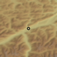 Shaded relief of the 51 km around Kramsach, drawn from the GMTED2010 grid