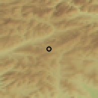 Shaded relief of the 51 km around Krieglach, drawn from the GMTED2010 grid