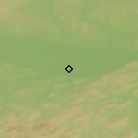 Shaded relief of the 50 km around Langenrohr, drawn from the GMTED2010 grid