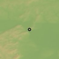 Shaded relief of the 50 km around Langenzersdorf, drawn from the GMTED2010 grid