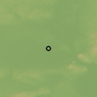 Shaded relief of the 50 km around Lassee, drawn from the GMTED2010 grid