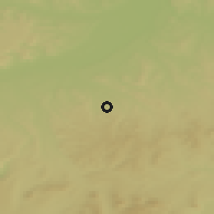 Shaded relief of the 50 km around Aspach, drawn from the GMTED2010 grid