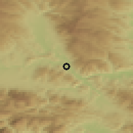 Shaded relief of the 51 km around Lavamünd, drawn from the GMTED2010 grid