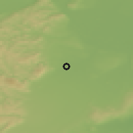 Shaded relief of the 50 km around Laxenburg, drawn from the GMTED2010 grid