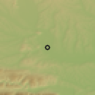 Shaded relief of the 51 km around Leibnitz, drawn from the GMTED2010 grid