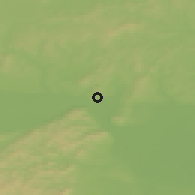 Shaded relief of the 50 km around Leobendorf, drawn from the GMTED2010 grid
