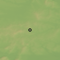 Shaded relief of the 50 km around Asparn an der Zaya, drawn from the GMTED2010 grid