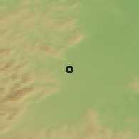 Shaded relief of the 50 km around Leobersdorf, drawn from the GMTED2010 grid