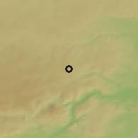 Shaded relief of the 50 km around Lichtenau im Waldviertel, drawn from the GMTED2010 grid
